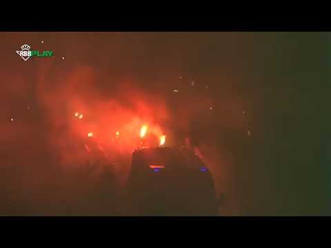 Recibimiento autobus Betis