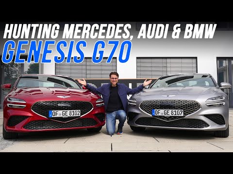 2022 Genesis G70 driving REVIEW - strong competitor to C-Class and 3-Series?