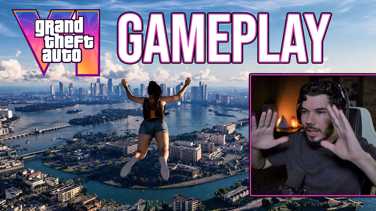 GTA VI - GAMEPLAY ESTENDIDA INACREDITÁVEL! | React / Reação - MaxMRM