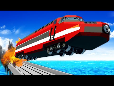 FASTEST TRAIN DERAILS & FLIES TO SPACE! (Stormworks)