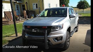 Step by step, how to replace, Chevrolet Colorado alternator, 3.6L V6, years 2015 to 2022.  (Ep.5)