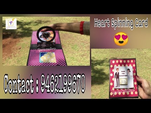DIY || Heart Spinning Tower Card || By Bhumi Shah