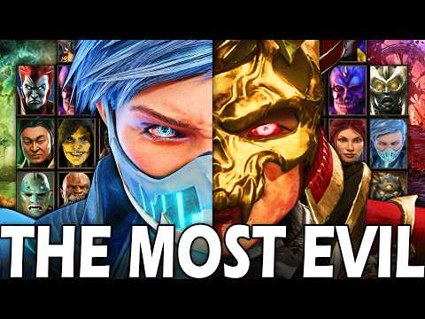 Ranking the Most Evil Mortal Kombat Characters!