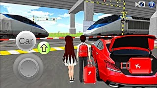 Red Car 🚗 Extreme Driving Gameplay | 3D Driving Class 2 | Screen Cast LIVE | Prince Gaming