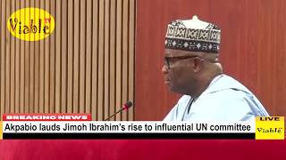 You Have Made Us Proud— Akpabio lauds Jimoh Ibrahim’s rise to UN committee