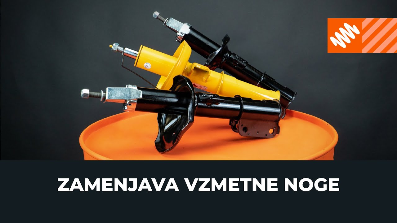 Vzmetna noga (blazilnik): vodič menjave na avtu