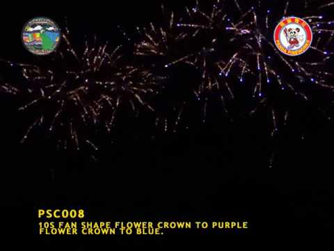 PSC008 - 1.2 INCH SLICE CAKE - WIZARD FIREWORKS