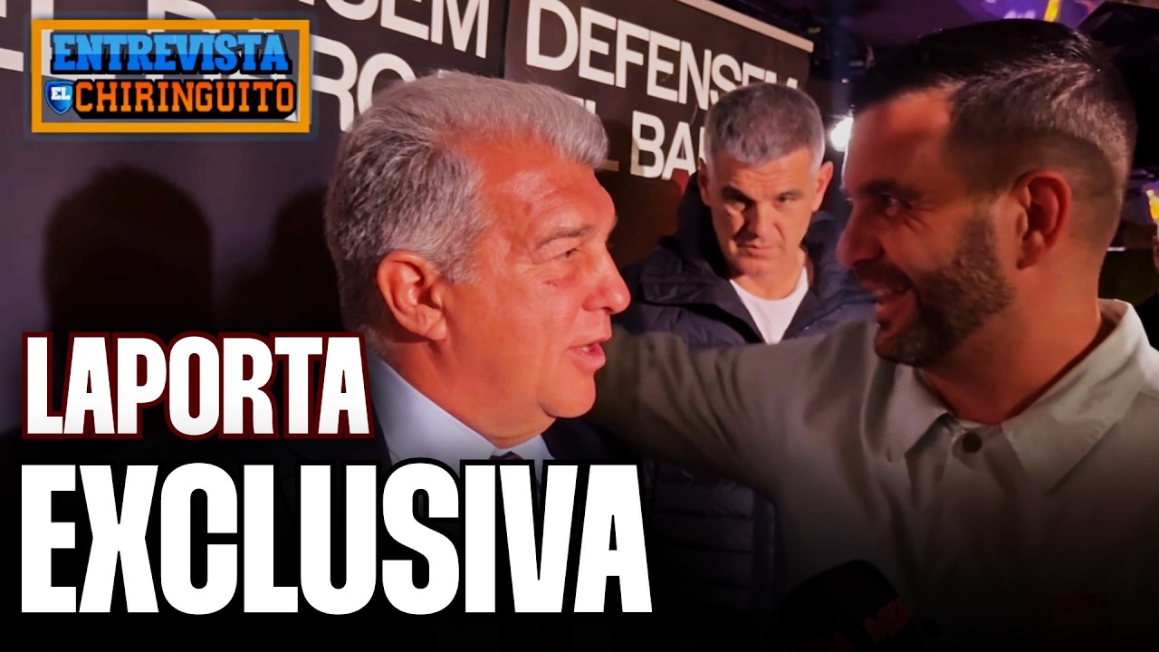 LAPORTA RESPONDE A ARBELOA | Entrevista exclusiva de El Chiringuito