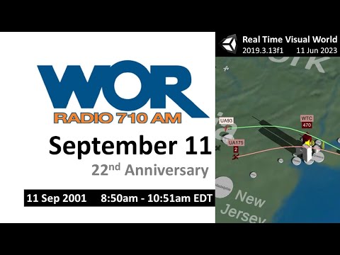 WOR Radio 710 AM (8:50 am - 10:51 am EDT) | September 11 2001 | Real Time Theatre