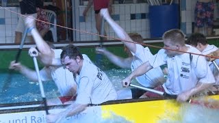 preview picture of video 'Wittenberge: 8. Drachenboottauziehen am 14. März'