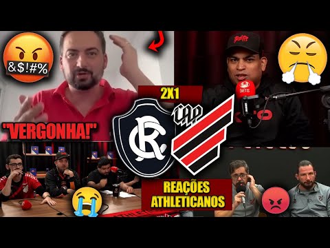 REAÇÕES dos ATHLETICANOS - REMO 2X1 ATHLETICO-PR - BRASILEIRÃO 2025 - REACT VAMOS RIR DO FURACÃO!