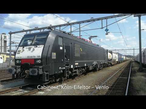 Cab ride train; Köln-Eifeltor - Venlo (20210718)