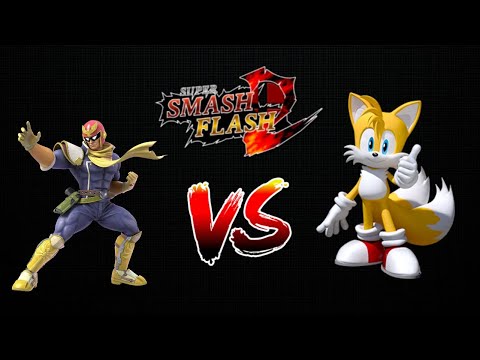 CAPTAIN FALCON vs TAILS | SUPER SMASH FLASH 2