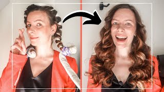 Healthy Heatless Curls Overnight // Heatless waves using a robe overnight