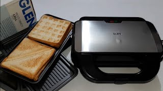 Best 3-in-1 Grill Sandwich Maker | GLEN Multi Snack Grill Sandwich Maker 3 Changeable Plates