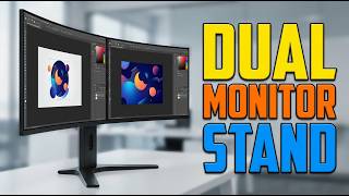 TOP 5 Best Free Standing Dual Monitor Stands 2026