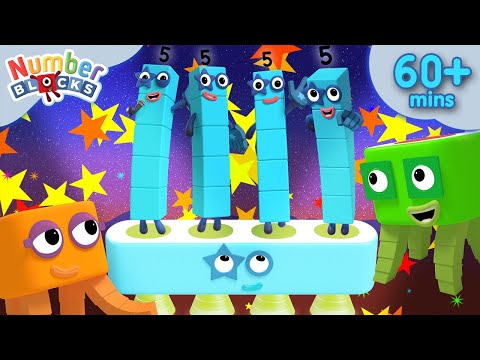 Multiplication Mashup! | Numberblocks Math 1 Hour Compilation | 123 – Numbers Cartoon For Kids - Kingdom Kids Zone, Little Learners - Numberblocks