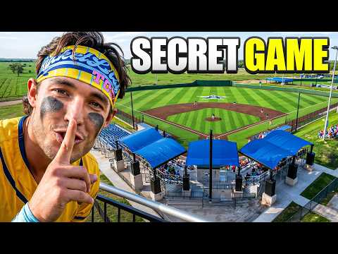 We Played a SECRET Savannah Bananas Game at a HIGH SCHOOL