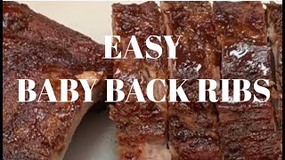EASY BABY BACK RIBS