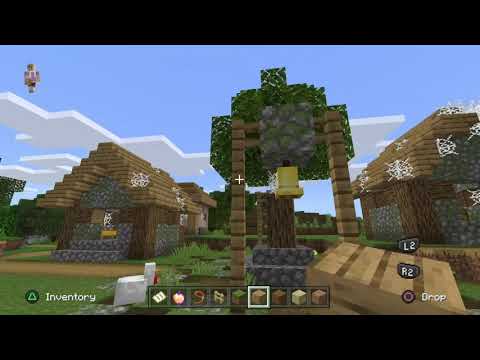 MC Amelie - My First Video:Haunted Village #1|Minecraft
