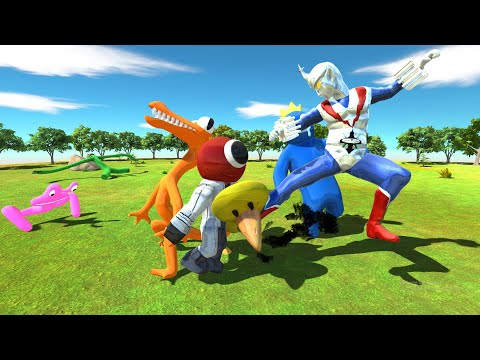 Zone Fighter vs ALL Rainbow Friends - Animal Revolt Battle Simulator