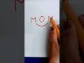 MOM ROSE Shorts Youtubeshorts Youtubepartner Drawing Amazing