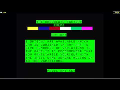 Chocolate Factory, The 1983Minits NOT CHARLIE DRAGON DATA LTD DRAGON 32 64 COMPUTER
