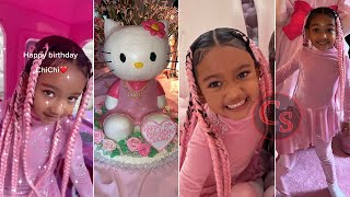 INSIDE Kim Kardashian&#39;s Daughter Chicago West Hello Kitty Theme 5th Birthday Bash (FULL VIDEO)