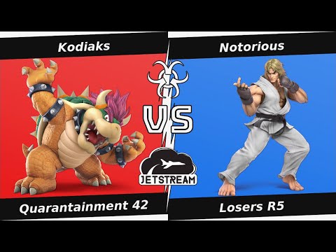 Quarantainment 42 Losers R5 - Kodiaks (Bowser) Vs. Notorious (Ken) Smash Ultimate - SSBU