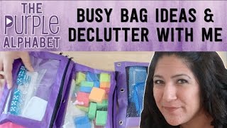 Mega BUSY BAG IDEAS &amp; Organize with Me