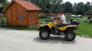 preview picture of video 'BRP Can-Am Outlander Max 800 XT. Driving an ATV in'
