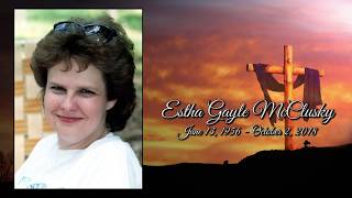 Estha Gayle McCluskey Keepsake Video
