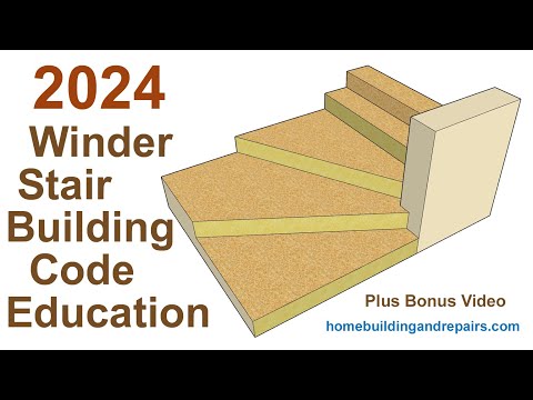 Winder Stairway Design And Building Code Education - Contractors, Architects And Do It Yourselfer's