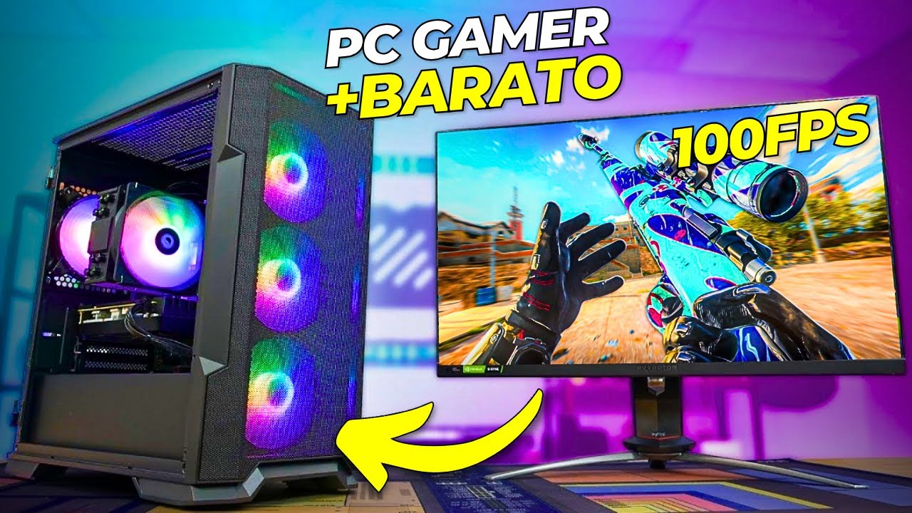 Esse é o PC Gamer MAIS BARATO do BRASIL 2024 - RODA TUDO