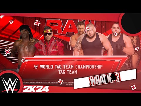 WWE #raw 10.06.24 (WHAT IF?) - Awesome Truth VS AOP