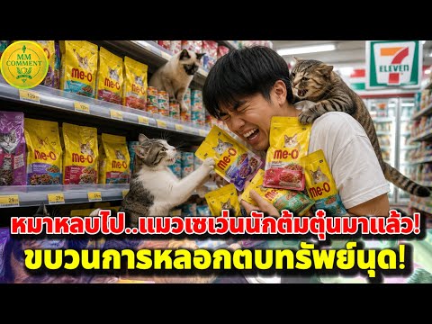 หมาหลบไป! เจอ \แมวเซเว่นนักเชียร์เปียก\ สกิลปิดการขายขั้นเทพ ไม่ซื้อมีเรื่อง! | MMcomment