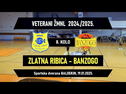 VETERANI ŽMNL: ZLATNA RIBICA - BANZOGO  4:2, 19.01.2025.