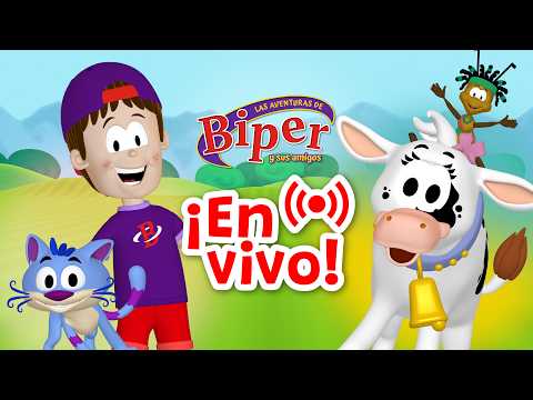 Biper y sus Amigos📍EN VIVO📍 Canciones Infantiles 🎶Musica para Niños