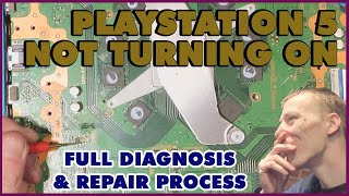 Fault Finding With No Schematics? PlayStation 5 Not Turning On But Beeps - Repair Guide 🛠️