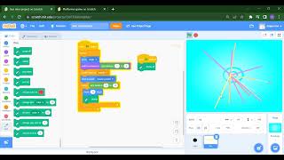 Shinning Sun star mini Project in scratch || Scratch Tutorial for beginner || Scratch Mini Project .