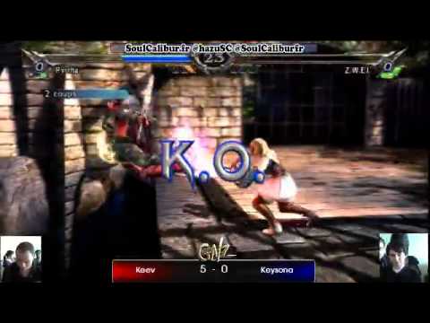 Soulcalibur V - Don King Tournament Hayate VS Dina (1/2)