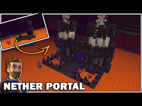 TheMythicalSausage - Minecraft 1.16 - Ruined Nether Portal Transformation!!!