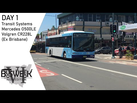 NSW Busweek Day 1: Transit Systems Mercedes O500LE (Volgren) - Ex Brisbane.