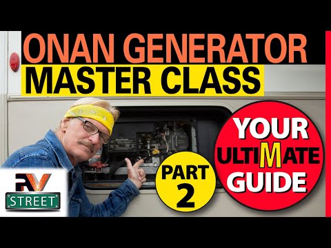 CUMMINS ONAN RV GAS GENERATORS - ULTIMATE MAINT. GUIDE - Part 2