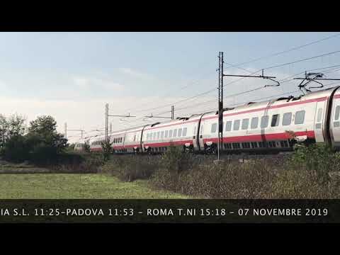 TRENITALIA FRECCIARGENTO 8427 VENEZIA S.L.11:25-PADOVA 11:53-ROMA T.NI 15:18-7 NOVEMBRE 2019