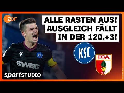 Karlsruher SC – FC Augsburg | DFB-Pokal, Achtelfinale Saison 2024/25 | sportstudio