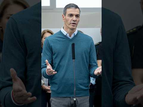 Sánchez tras la dana ‘Adam’: «La emergencia climática está actuando como combustible» #shorts