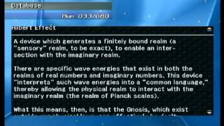 Let's Play Xenosaga Part 16 - More Database Entries