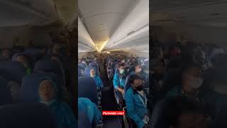 Download lagu Suasana kabin Pesawat Lion Air terbesar JT 102 Penumpang Jamaah Umroh mp3