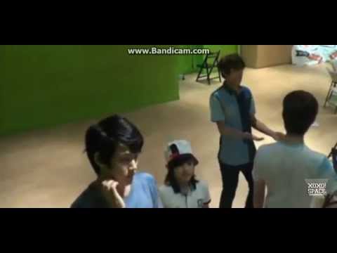 130704 SEVENTEEN singing Wolf  by EXO part 'Sarang-haeyo!'